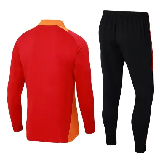2024 AD Red Half Pull Tracksuit Style 2