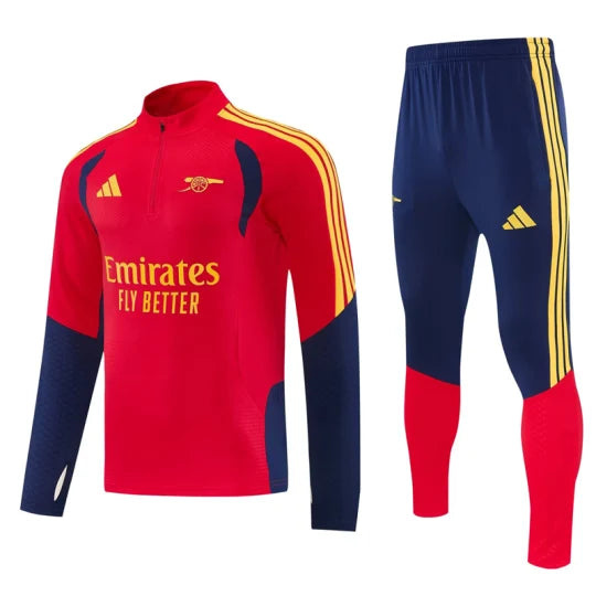 26/27 Arsenal Red Half Pull Tracksuit