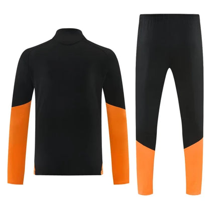 26/27 Arsenal Black Half Pull Tracksuit
