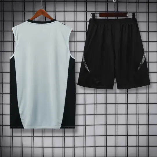 2024 AD Gray Tank Top & Shorts Set