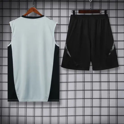2024 AD Gray Tank Top & Shorts Set