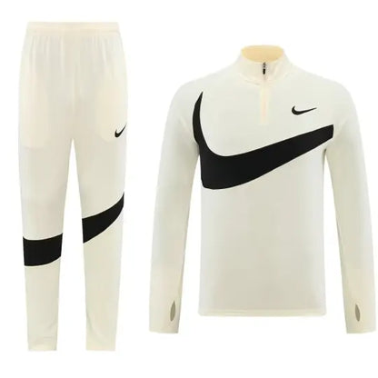 2024 NK White Half Pull Tracksuit