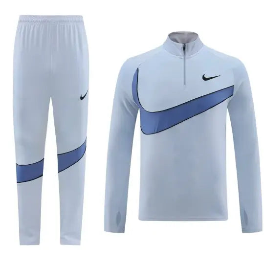 2024 NK Gray Half Pull Tracksuit