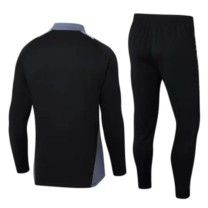 2024 AD Black Half Pull Tracksuit Style 2