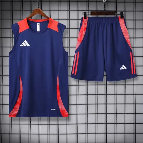 2024 AD Blue Tank Top & Shorts Set