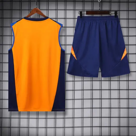 2024 AD Orange Tank Top & Shorts Set
