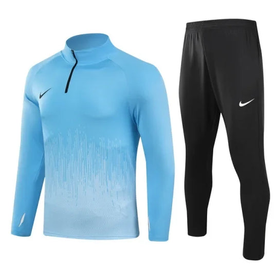 2024 NK Blue Half Pull Tracksuit Style 11