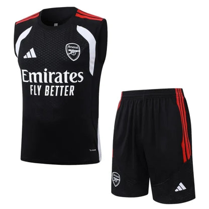 26/27 Arsenal Black Tank Top & Shorts Set