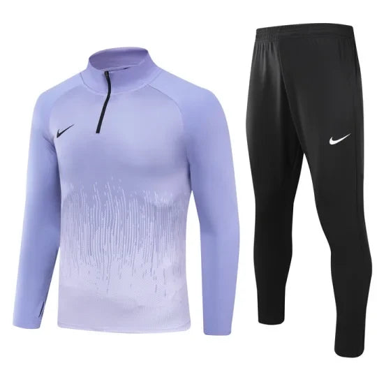 2024 NK Purple Half Pull Tracksuit