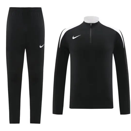 2024 NK Black Half Pull Tracksuit