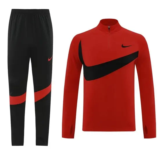 2024 NK Red Half Pull Tracksuit Style 2