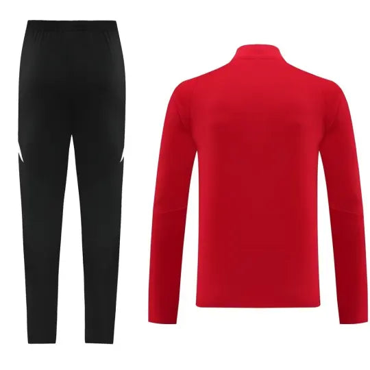 2024 AD Red Half Pull Tracksuit