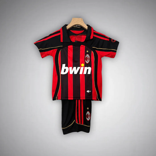 06/07 AC Milan Home Kids Size Kit
