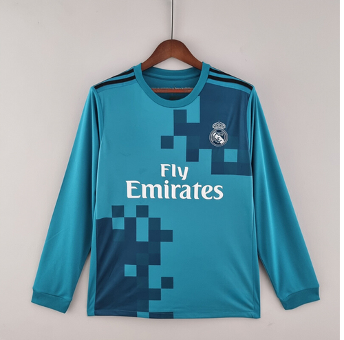2017/2018 Retro Long Sleeve Real Madrid Third Away