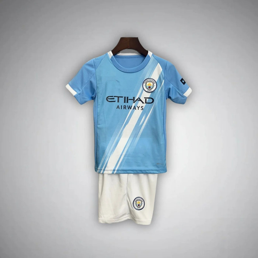 25/26 Manchester City Home Kids Size Kit