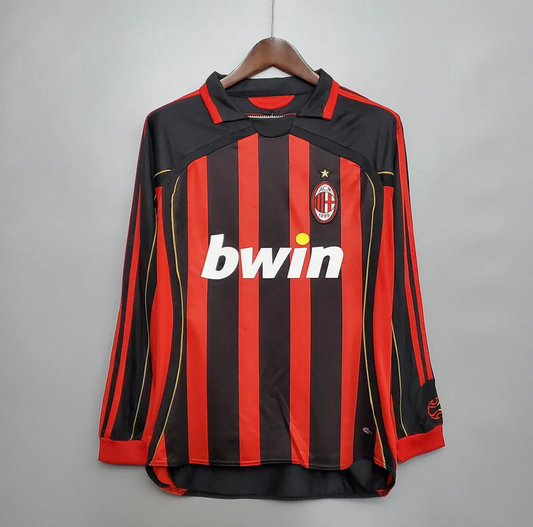 2006/2007 Long Sleeve AC Milan Home