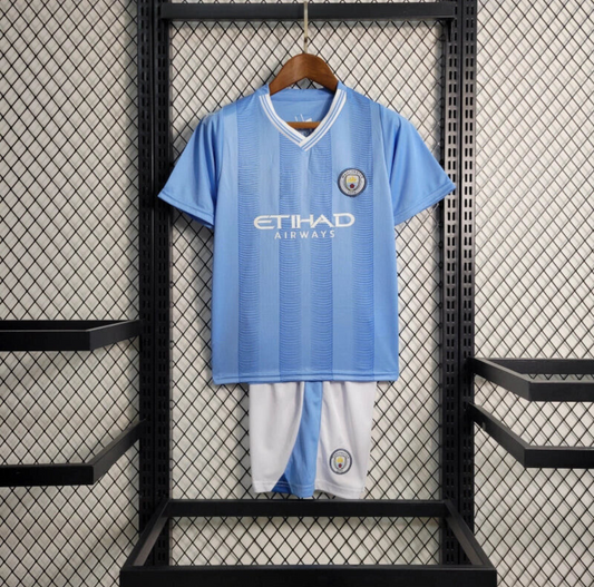 Man city 2023/2024 home kit (Kids)