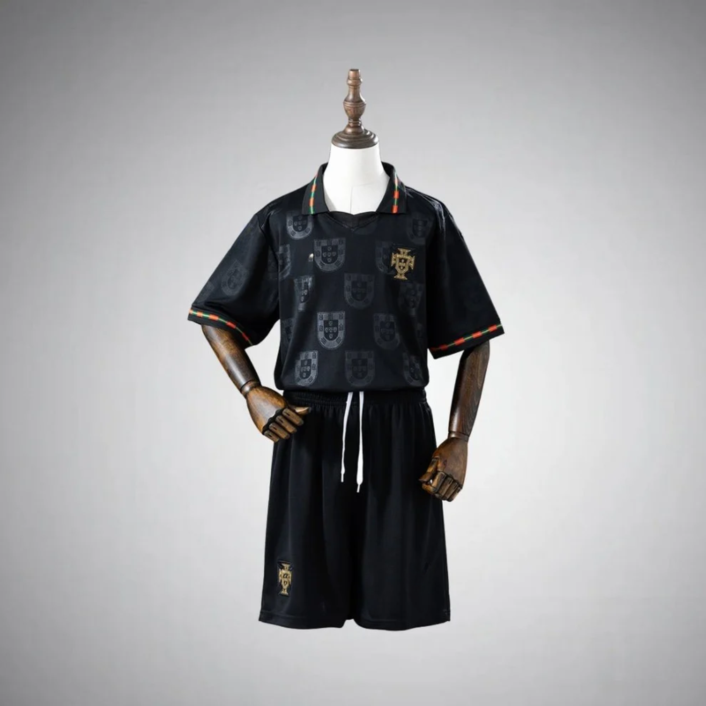 2026 Portugal "Black Panther" Kids Size Kit