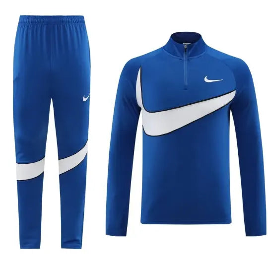 2024 NK Blue Half Pull Tracksuit Style 3