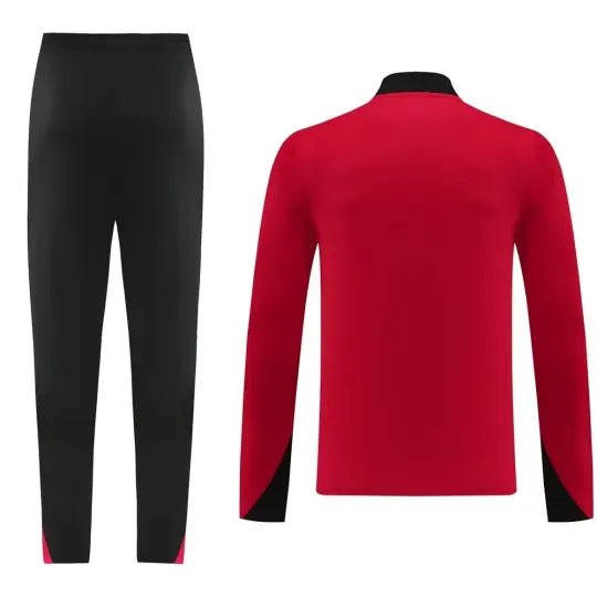 2024 NK Red Half Pull Tracksuit