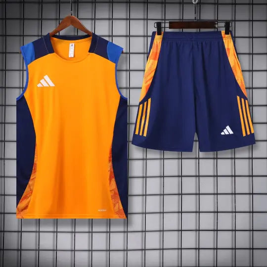 2024 AD Orange Tank Top & Shorts Set