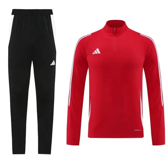2024 AD Red Half Pull Tracksuit