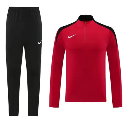 2024 NK Red Half Pull Tracksuit