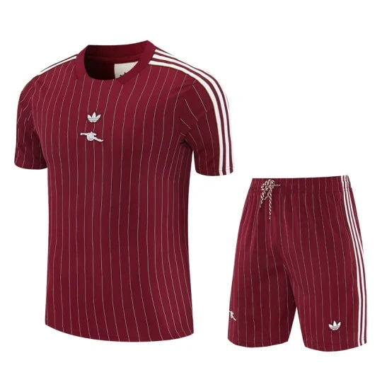 25/26 Arsenal Brown Red Short Sleeve Set