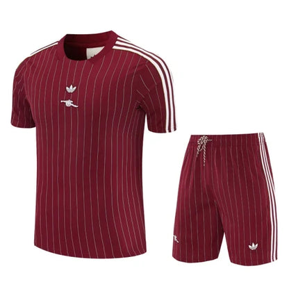 25/26 Arsenal Brown Red Short Sleeve Set