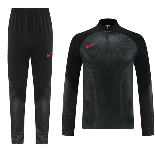 2024 NK Black Half Pull Tracksuit Style 3