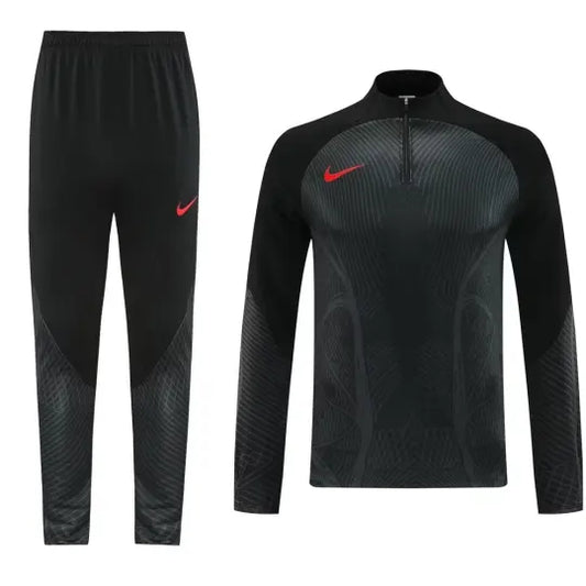 2024 NK Black Half Pull Tracksuit Style 3