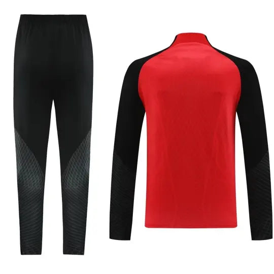 2024 NK Red Half Pull Tracksuit Style 3