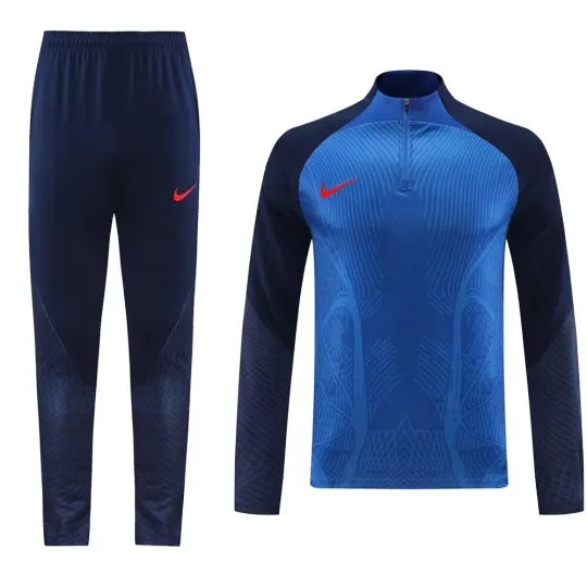 2024 NK Blue Half Pull Tracksuit Style 7